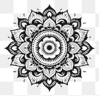 PNG  Mandala art pattern drawing sketch. AI generated Image by rawpixel.