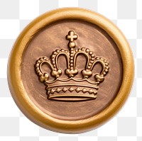 PNG  Seal Wax Stamp crown jewelry locket badge.