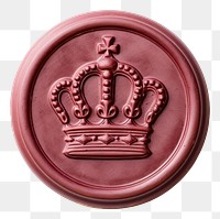 PNG  Seal Wax Stamp crown white background accessories accessory.