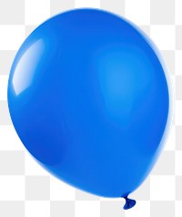 PNG  Balloon blue white background anniversary. AI generated Image by rawpixel.