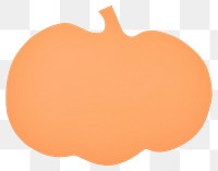 PNG Pumpkinn minimalist form shape food anthropomorphic.