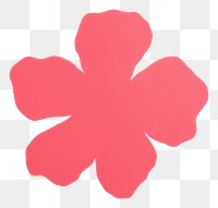 PNG Sakura flower minimalist form petal white background creativity.