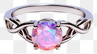 PNG Opal ring iridescent gemstone jewelry 