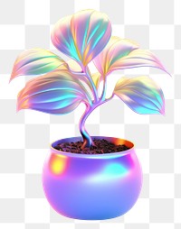 PNG Sprout in pot plant vase leaf.