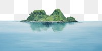 PNG  Islands background outdoors painting nature.
