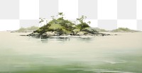 PNG  Islands background painting landscape outdoors.