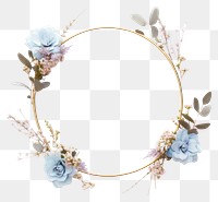 PNG  Jewelry wreath circle flower.