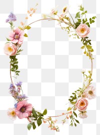 PNG  Flower wreath plant rose.