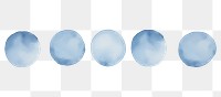 PNG Blue circles as line watercolour illustration white background accessories accessory.