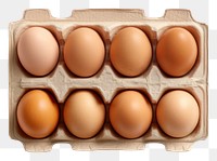 PNG Egg carton mockup whit label food white background simplicity.
