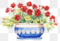 PNG Flower pot boarder plant petal vase.