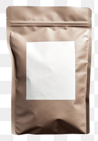 PNG Paper coffee pouch packaging mockup bag crumpled wrinkled.