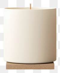 PNG Candle packaging mockup simplicity cylinder lighting.