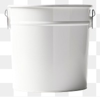 PNG Paint bucket mockup white white background container.