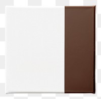 PNG Chocolate bar packaging mockup simplicity rectangle absence.