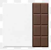 PNG Chocolate bar packaging mockup dessert food confiture.
