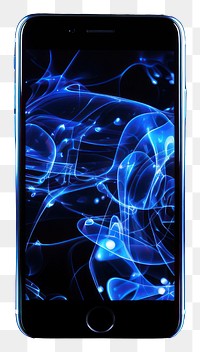 PNG Smartphone outline technology screen light.