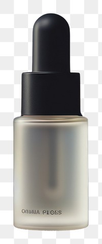 PNG Blank simple serum mockup cosmetics perfume bottle.