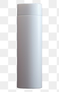 PNG Simple white tube packaging mockup cylinder bottle night.