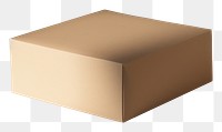 PNG Paper box packaging mockup cardboard carton studio shot.