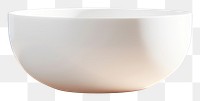 PNG Simple white bowl mockup porcelain cup studio shot.