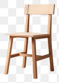 PNG Wooden chair mockup furniture studio shot simplicity.