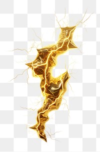 PNG Lightning lightning thunderstorm gold.