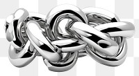 PNG Chain platinum silver shiny.
