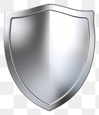 PNG Silver shield shape armor.