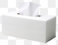 PNG Tissue box tissue paper white.