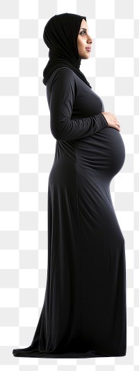 PNG Full body of pregnant middle east woman standing sleeve adult.