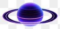 PNG Illustration the saturn neon rim light astronomy planet nature.