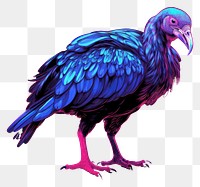 PNG Illustration Vulture neon rim light vulture animal purple.