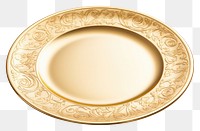 PNG Plate plate gold porcelain.