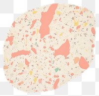PNG Terrazzo marble distort shape backgrounds white background magnification.