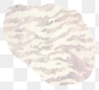 PNG White tiger skin marble distort shape paper white background textured.