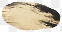PNG Black gold marble distort shape white background dishware painting.