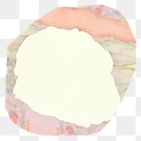 PNG Geometric marble distort shape paper white background accessories.