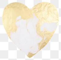 PNG Gold heart marble distort shape backgrounds paper white background.