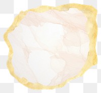 PNG Gold leaf shape marble distort shape backgrounds abstract mineral.