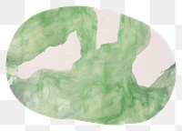PNG Green marble distort shape white background accessories creativity.