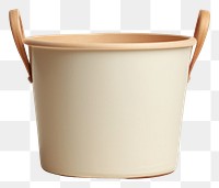 PNG Wooden bucket mockup white bowl simplicity.
