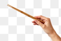 PNG Hand using wood chopsticks white background weaponry holding.