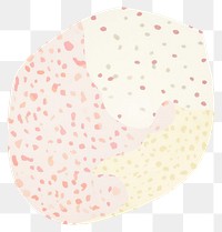 PNG Polka dot pattern marble distort shape paper white background magnification.