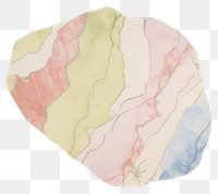 PNG Rock marble distort shape paper white background accessories.