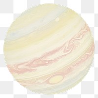 PNG Saturn marble distort shape planet space white background.