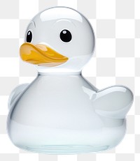 PNG Duck animal glass white.