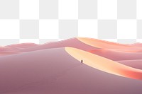 PNG The white dunes at sunset on the desert nature outdoors sky. AI generated Image by rawpixel.
