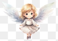 PNG Angel girl cartoon toy representation creativity. 