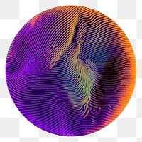 PNG  A coin technology pattern sphere.